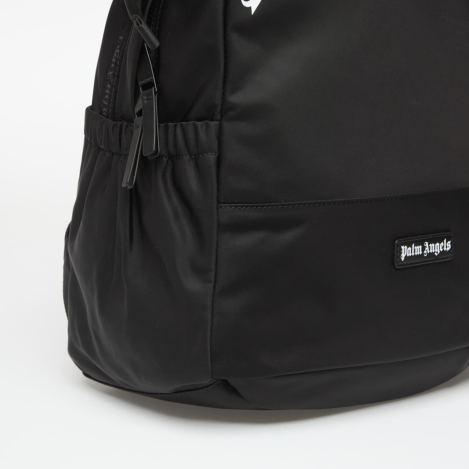 Ryggsekker for menn Palm Angels Curved Logo Backpack Black/ Off White