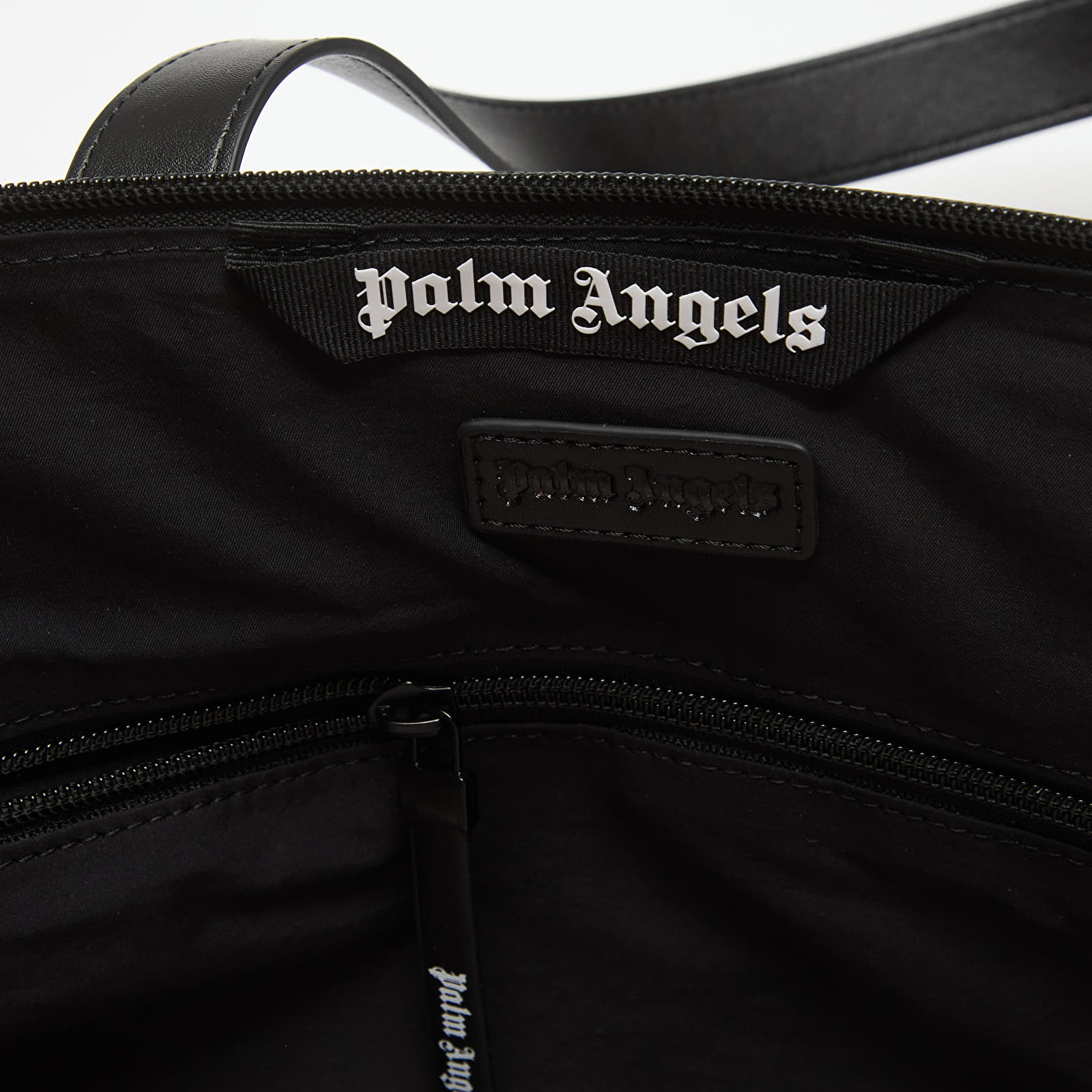 Umhängetaschen für Männer Palm Angels Milan LA Tote Bag Black/ Off White