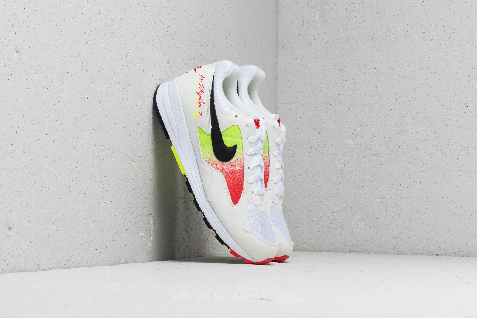 Men s shoes Nike Air Skylon II White Black Volt Habanero Red Footshop