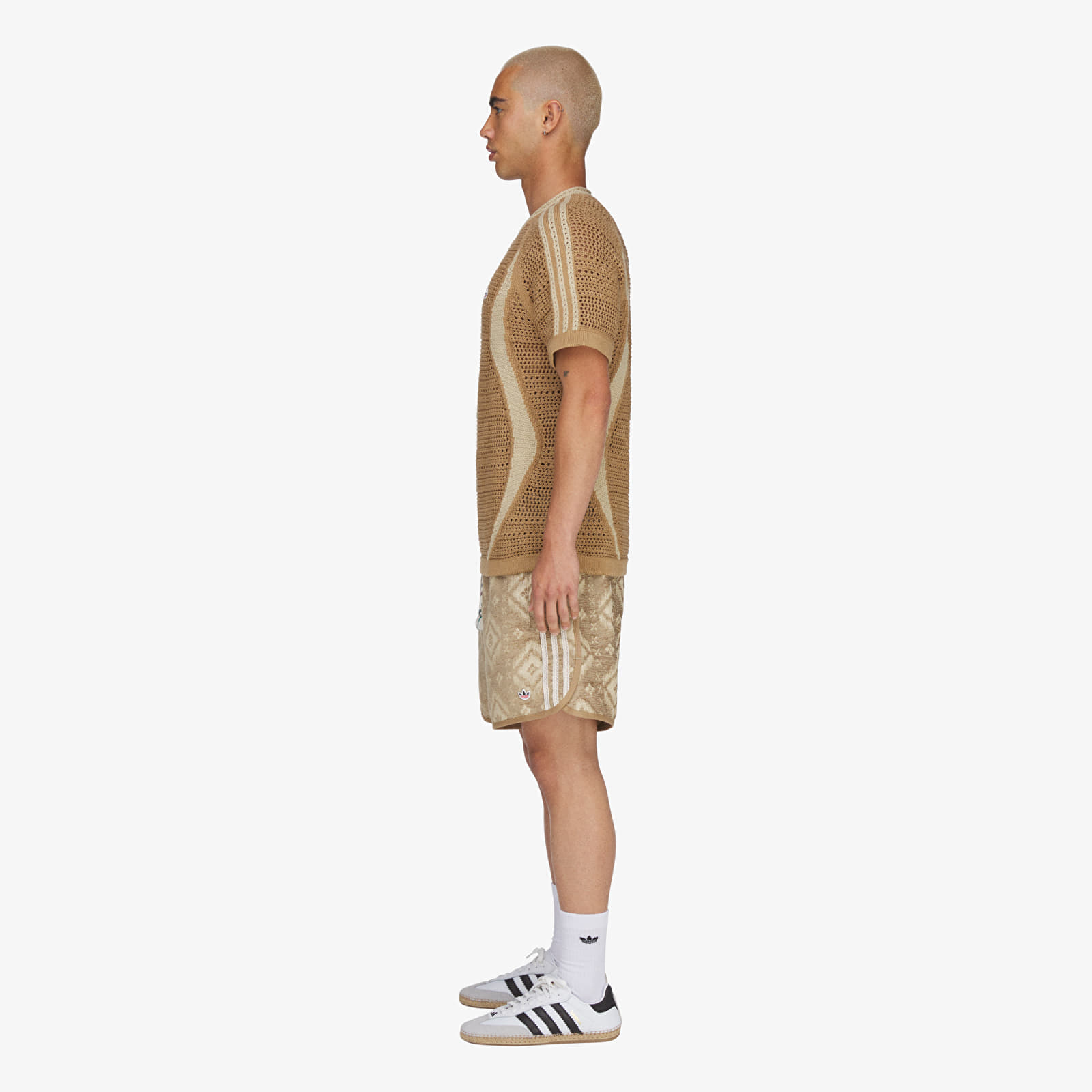 Kraťasy adidas Clot Ikat Short UNISEX Warm Sandstone