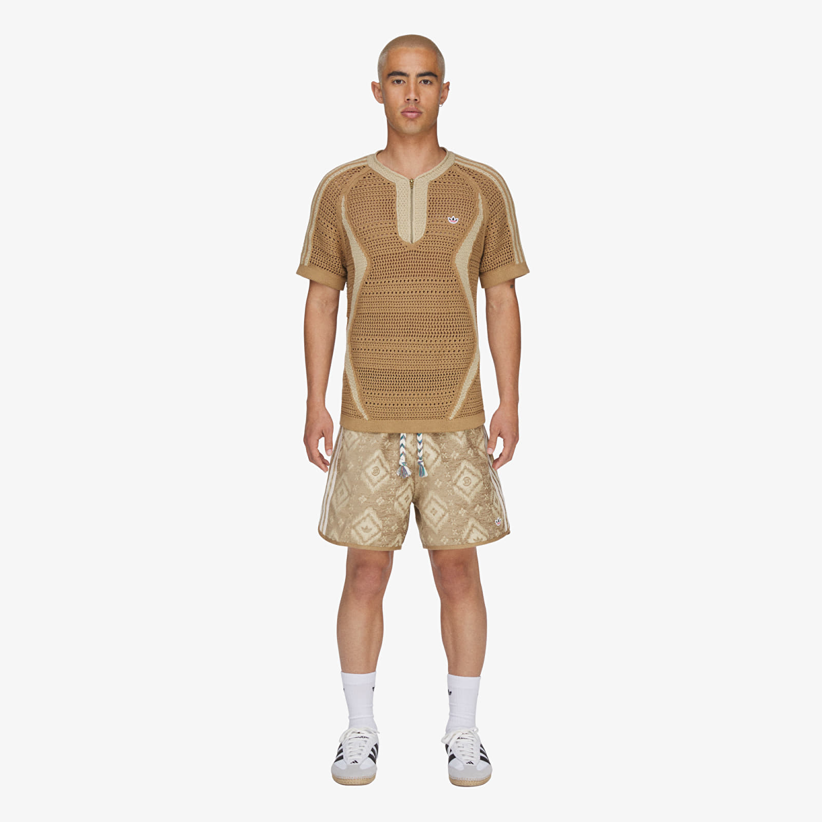 Kraťasy adidas Clot Ikat Short UNISEX Warm Sandstone