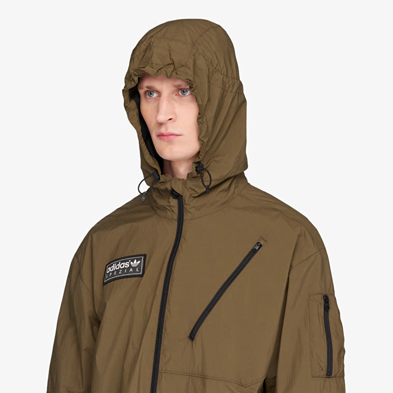  SPEZIAL ナイロンジャケット オリーブ Jackets adidas Buckstead Spzl Jacket Trace Olive (KF6800) | Footshop