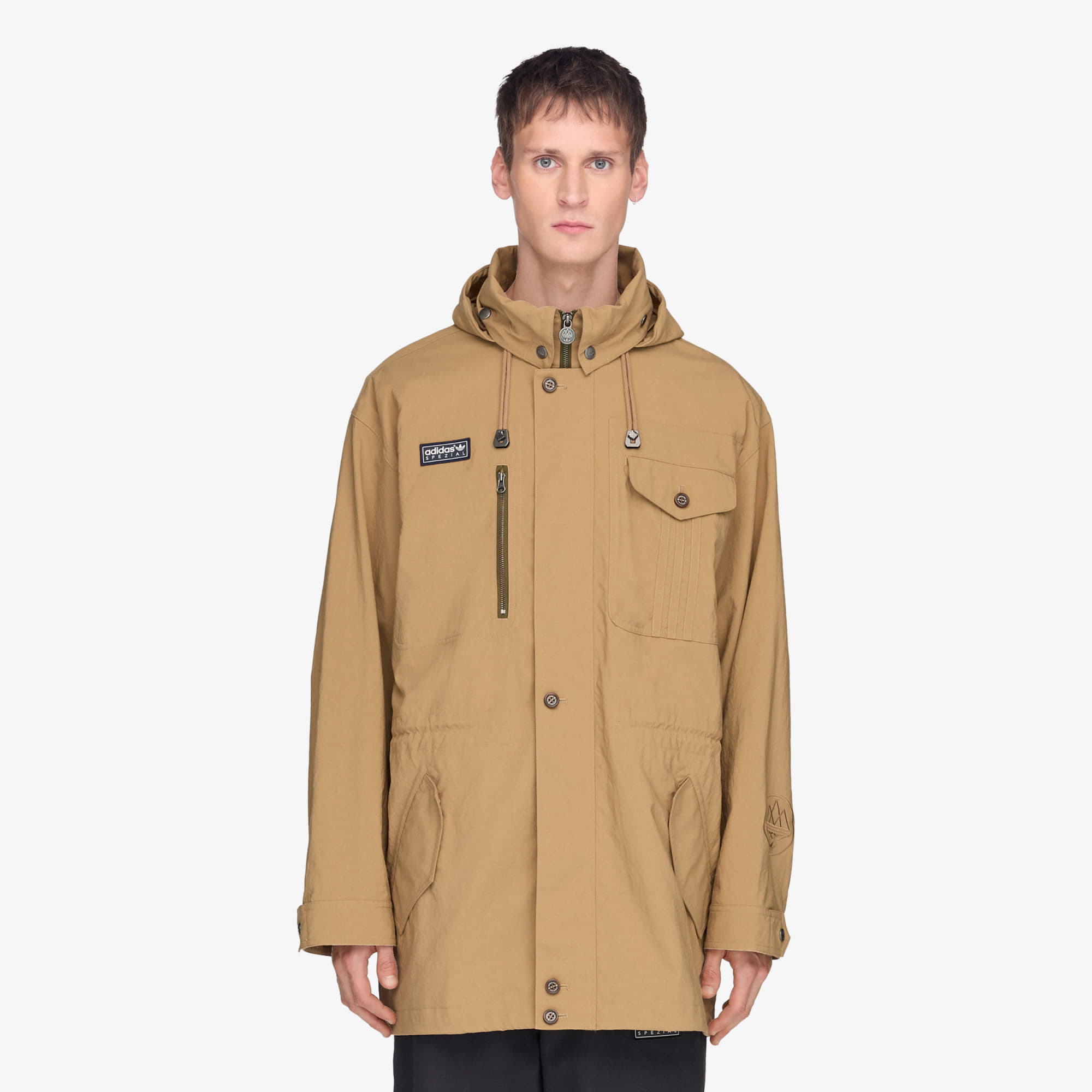 Levně Bunda adidas Longridge Spzl Parka Cardboard L