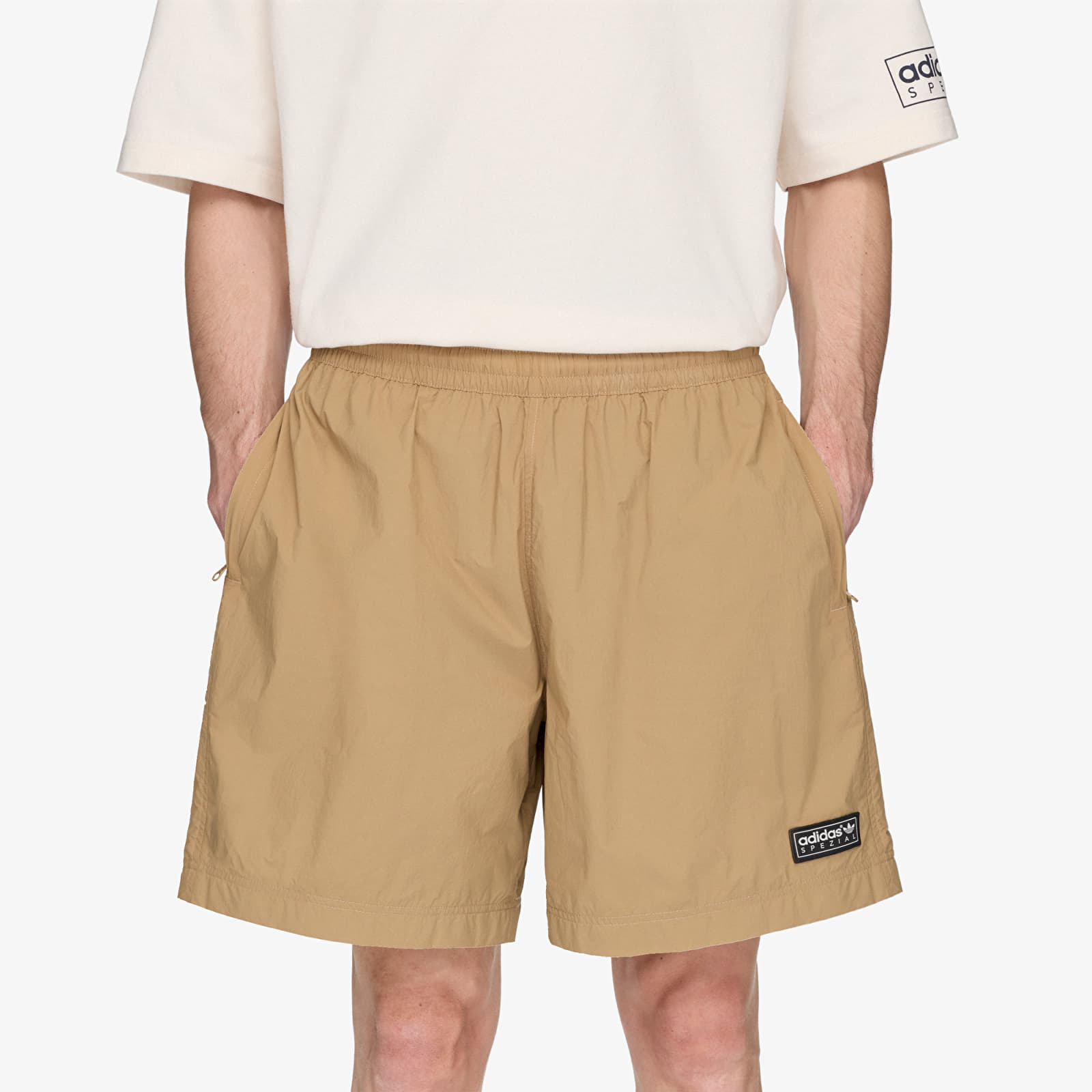 Kraťasy adidas Hudswell Spzl Shorts Cardboard