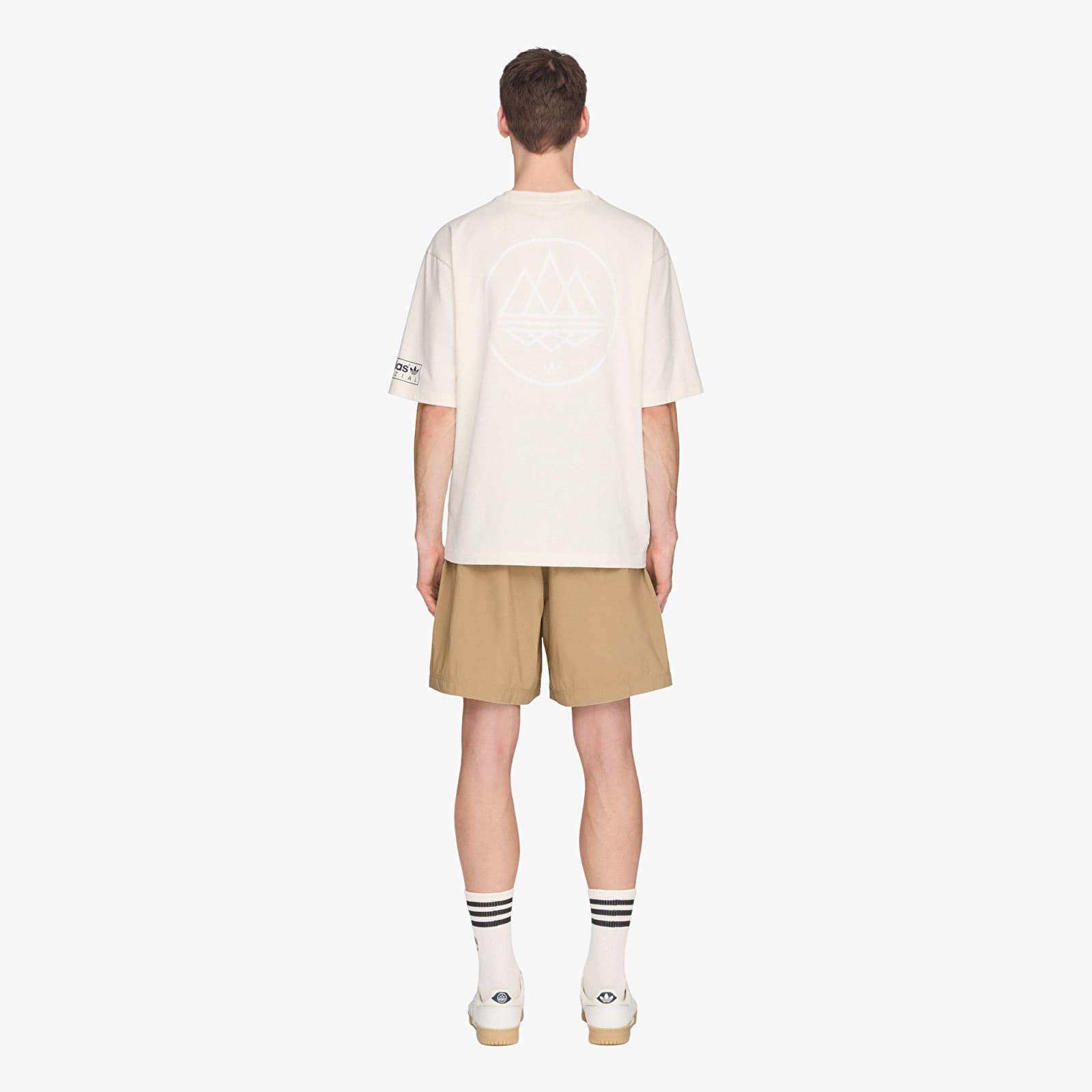 Kraťasy adidas Hudswell Spzl Shorts Cardboard