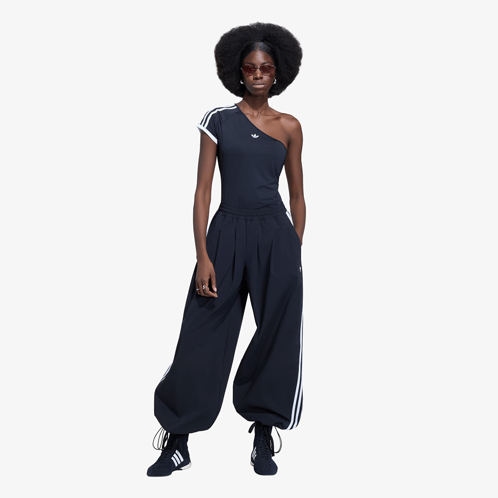 Tepláky adidas Adilenium 5.0 Og Adilenium Track Tracksuit Bottoms With Pleats Black