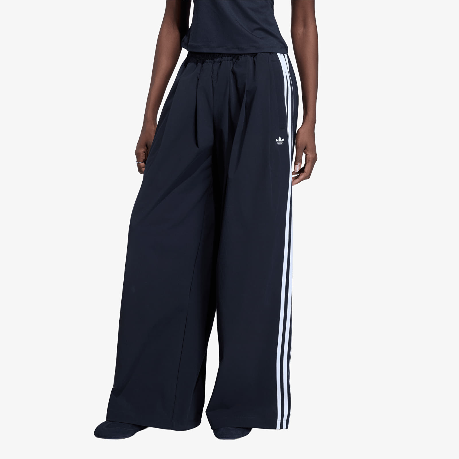 Tepláky adidas Adilenium 5.0 Og Adilenium Track Tracksuit Bottoms With Pleats Black