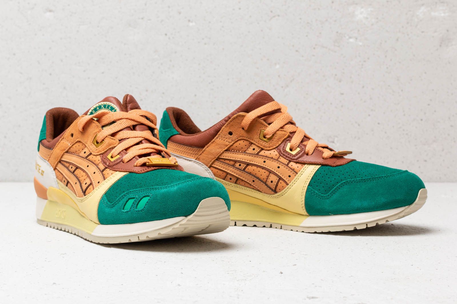 Мъжки кецове и обувки Asics x 24Kilates Gel-Lyte III Shady Glade/ Gold Earth