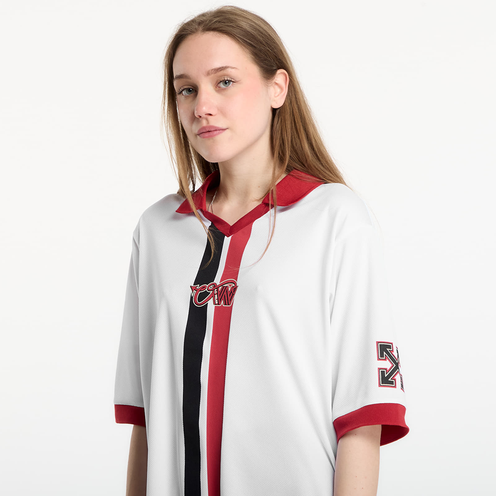 T-shirts  Off-White x AC Milan Arrow Tech T-Shirt UNISEX White/ Red