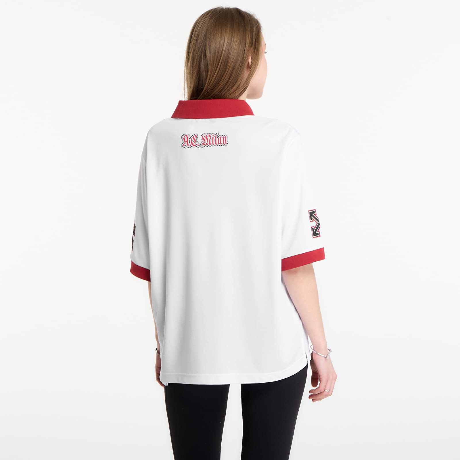 T-shirts  Off-White x AC Milan Arrow Tech T-Shirt UNISEX White/ Red