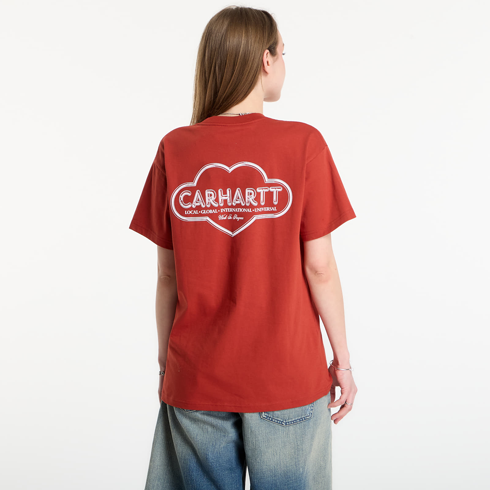 T-shirts Carhartt WIP S/S Cloud Heart T-Shirt UNISEX Oxide Red