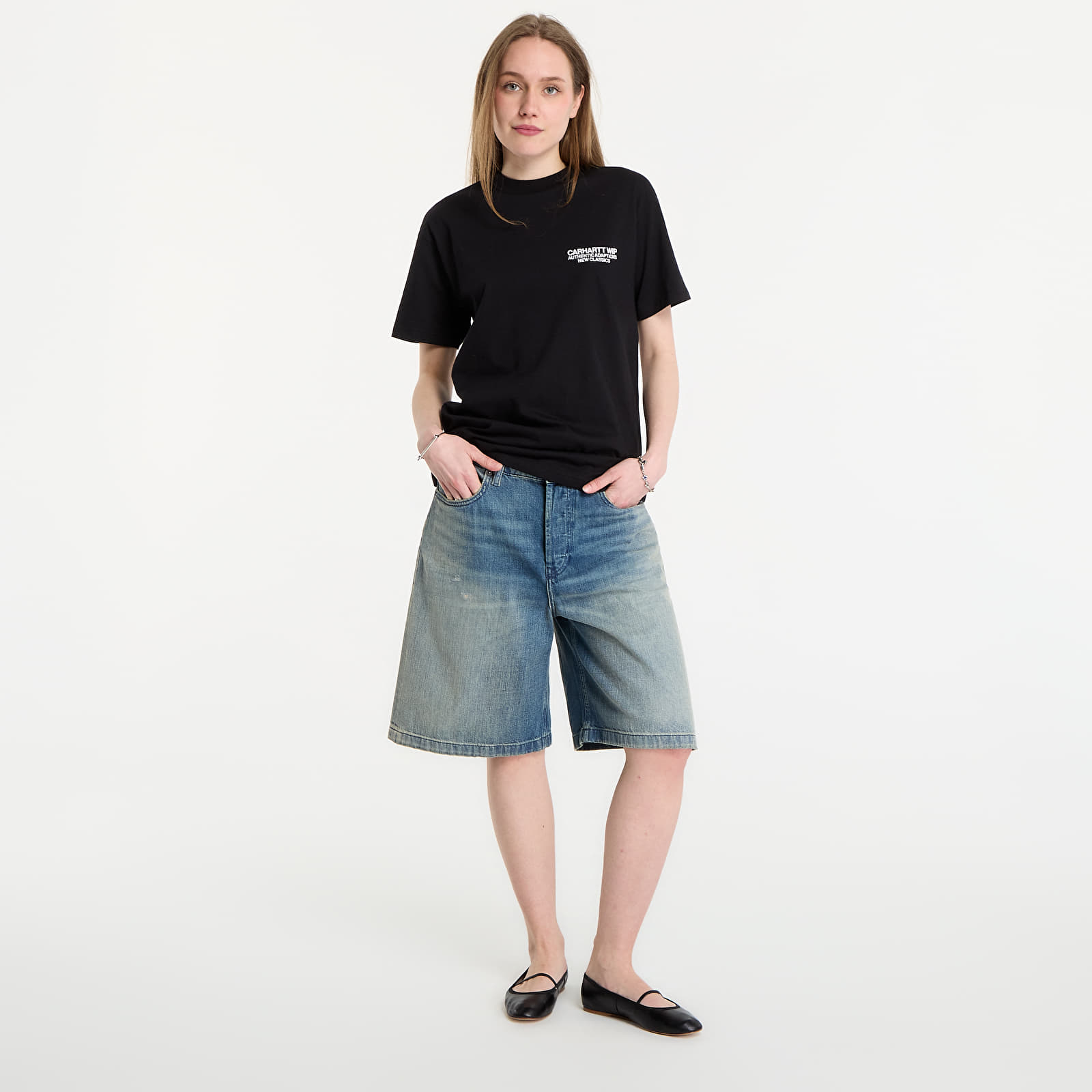 T-shirts Carhartt WIP S/S Sean Hamilton 03 T-Shirt UNISEX Black