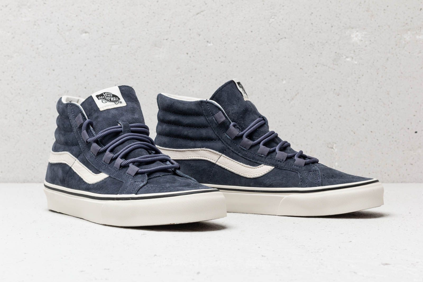 Men s shoes Vans Sk8 Hi Reissue Pig Suede Grisaille Mar Footshop