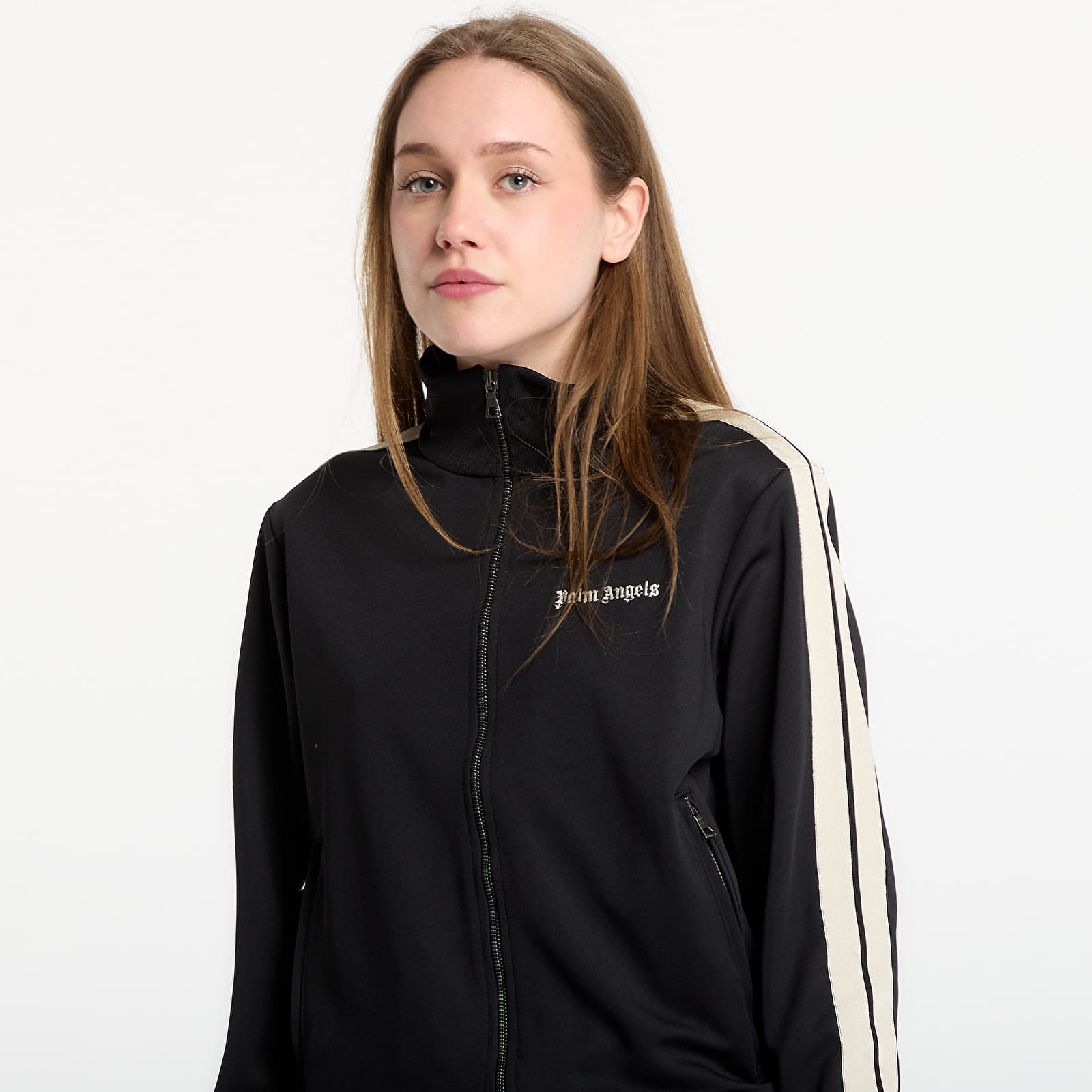 Chaquetas de hombre Palm Angels Classic Logo Track Jacket UNISEX Black/ Off White