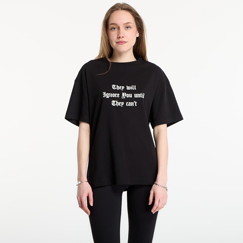 Tričko Palm Angels Statement Regular T-Shirt UNISEX Black/ Off White