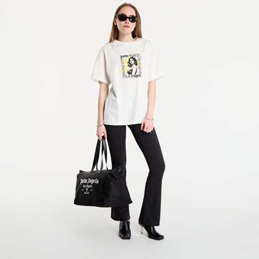 Palm Angels Pinup Regular T-Shirt UNISEX White/ Green | Footshop