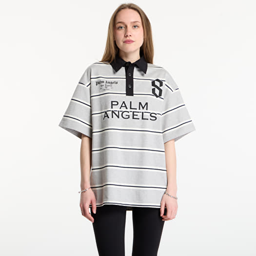 T-shirt Palm Angels Palm Sport Stripes Polo S/S UNISEX Navy Blue/ White