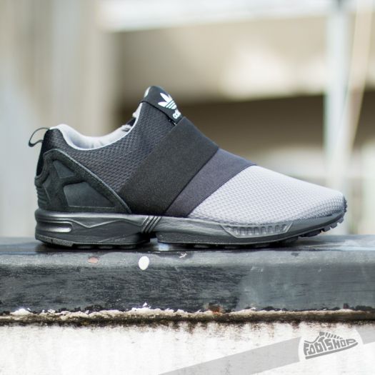 Men s shoes adidas ZX Flux Slip On Granite Carbon Core Black Footshop