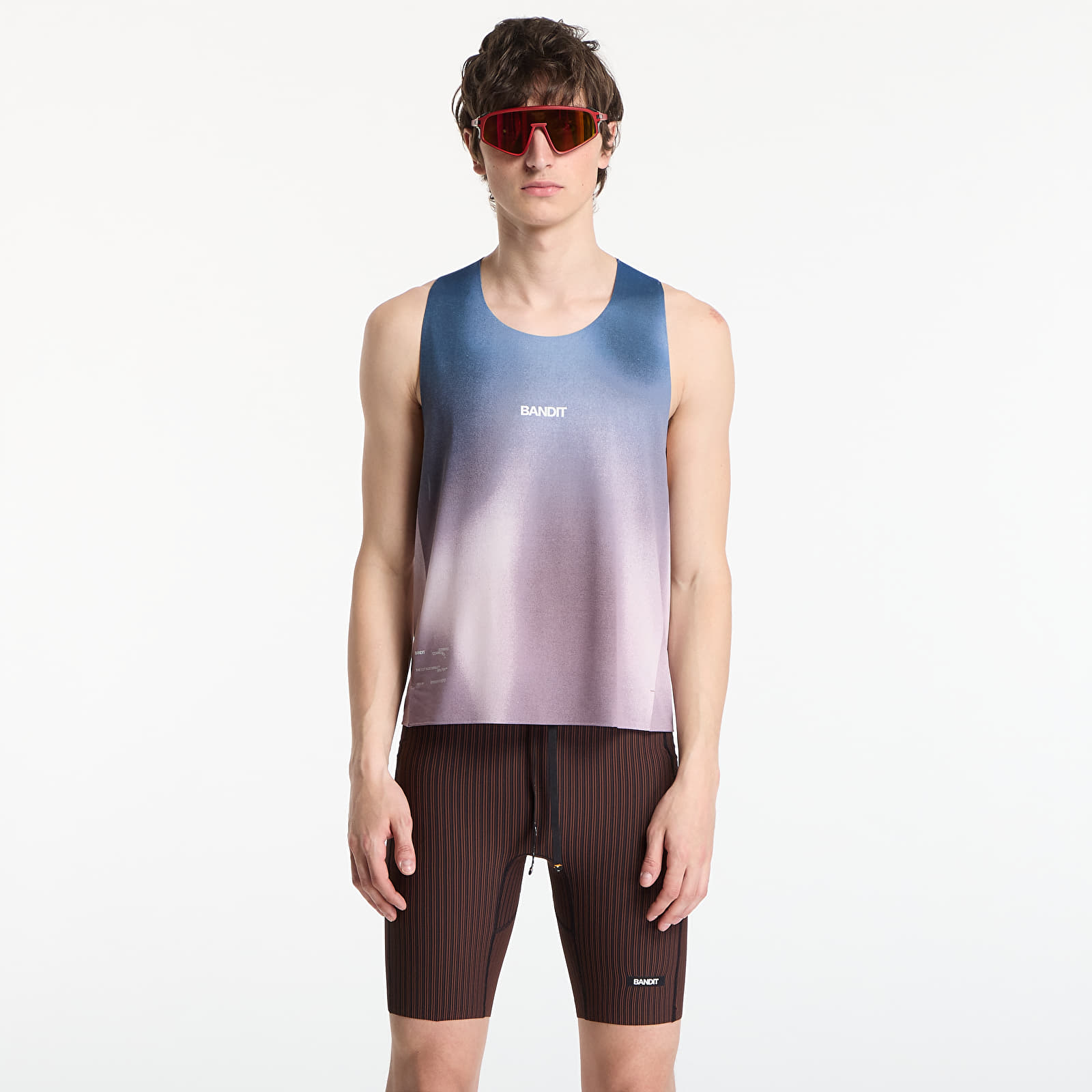 Canotta uomo BANDIT Men's Specter™ Shorty Race Singlet Flow State Aegean Multi
