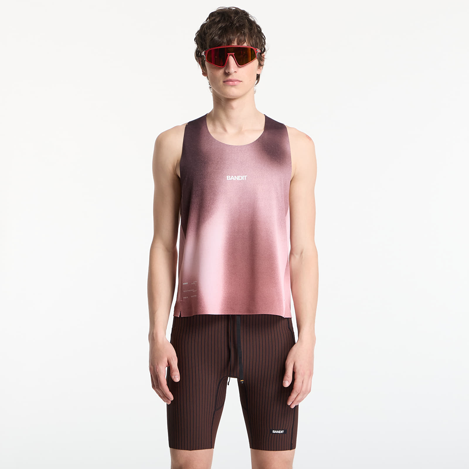 Tops für Männer BANDIT Men's Specter™ Shorty Race Singlet Flow State Mahogany Multi
