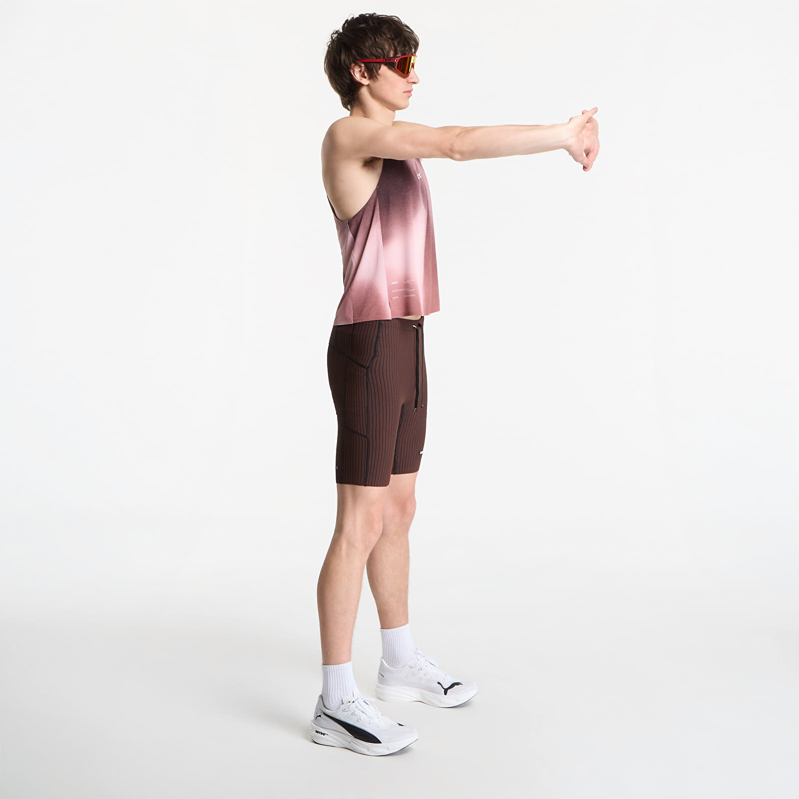 Tops für Männer BANDIT Men's Specter™ Shorty Race Singlet Flow State Mahogany Multi