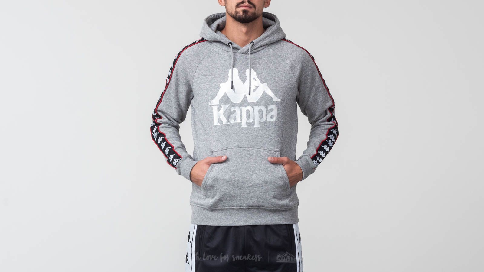 Kappa hoodie gray discount
