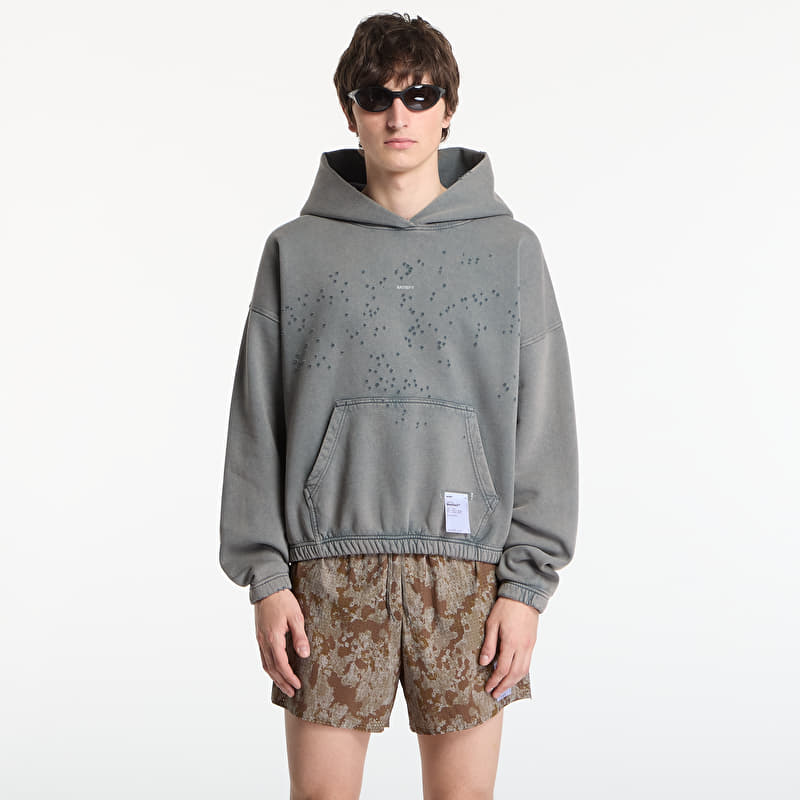 Sweatshirt Satisfy MothTech Hoodie Faded Black
