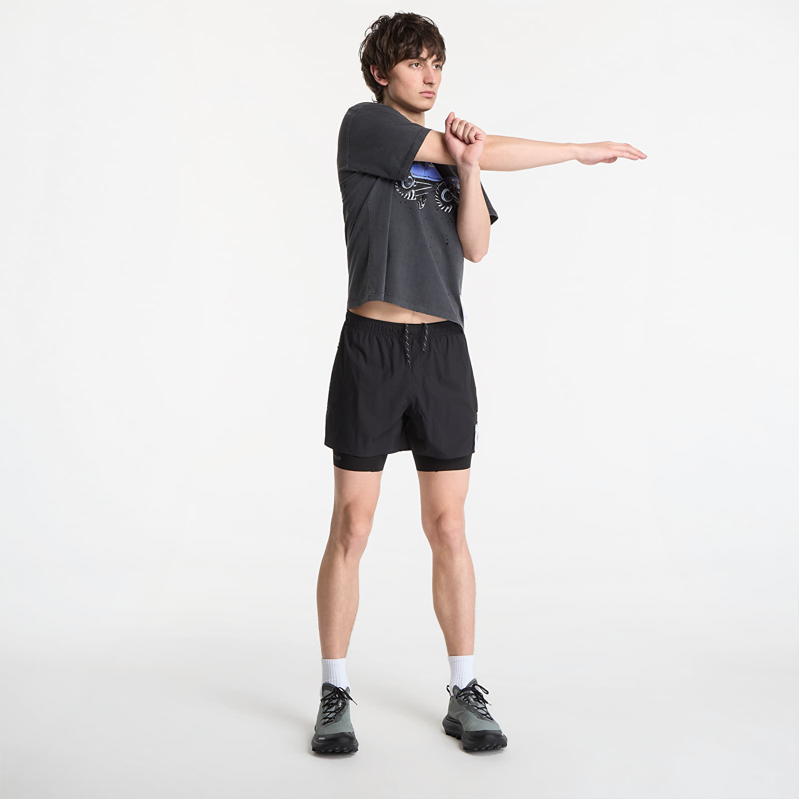 Мъжки къси панталони Satisfy Rippy™ Cordura® 5" Trail Shorts Black