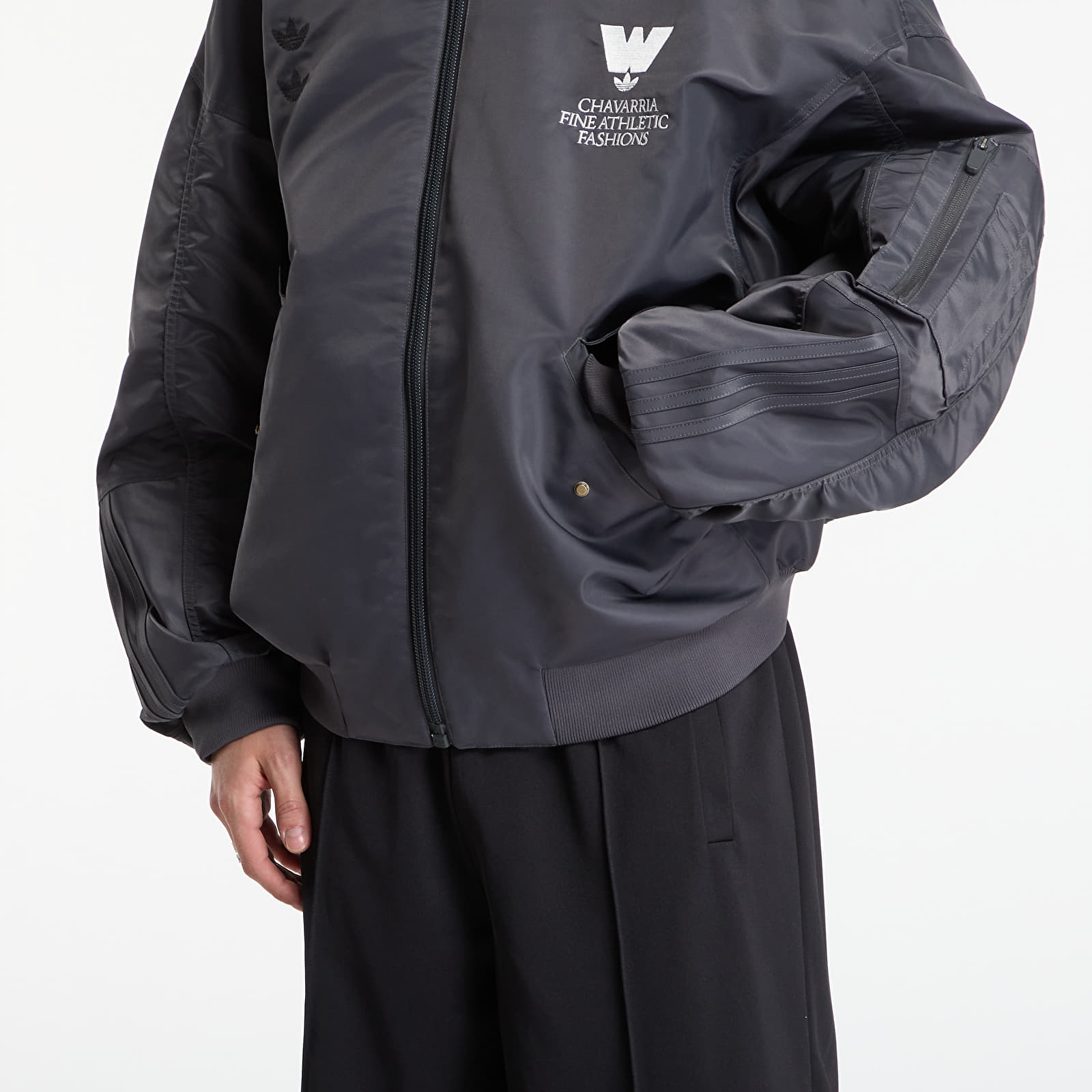 Bomberjakker adidas x Willy Chavarria Bomber Jacket Grey Six