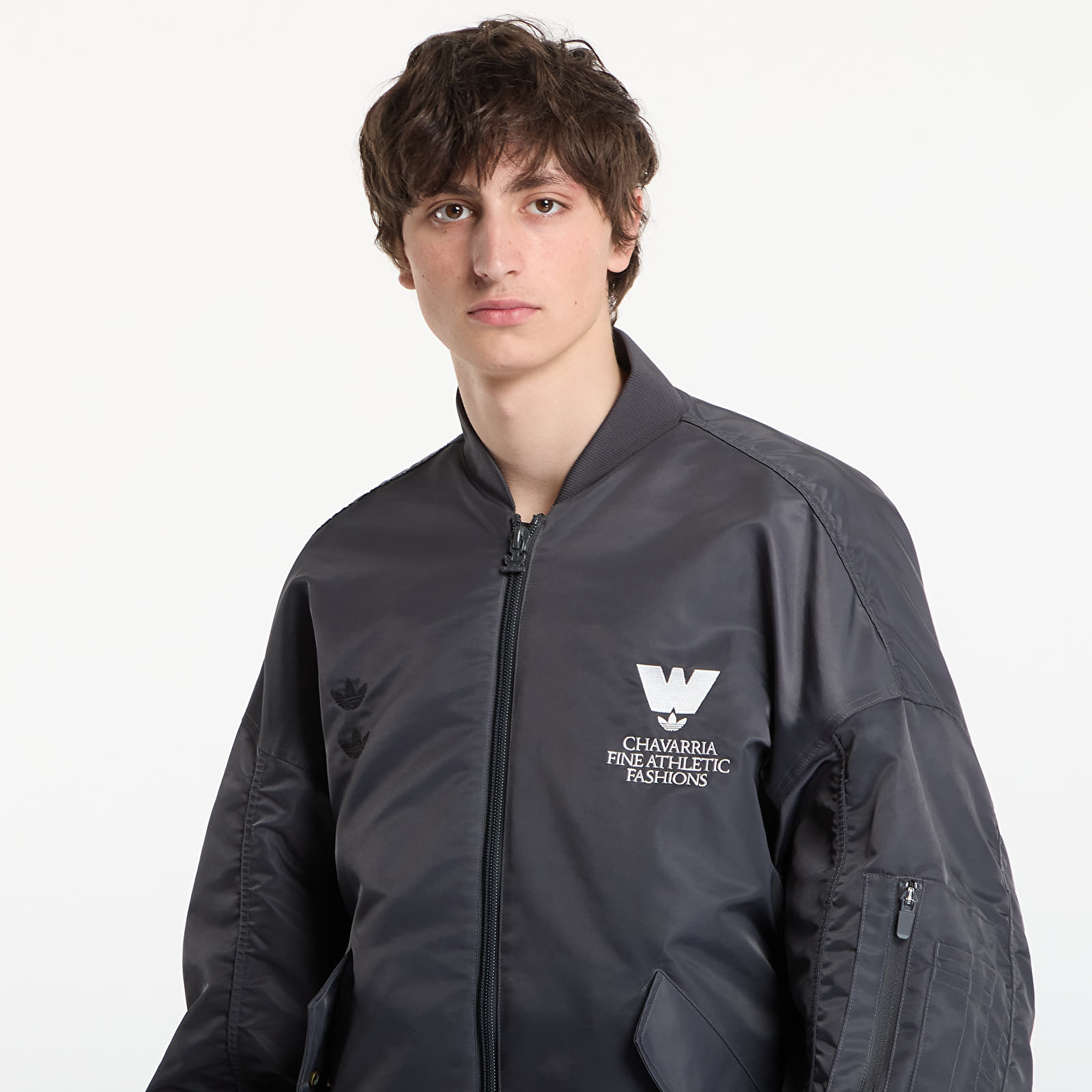 Bomberjakker adidas x Willy Chavarria Bomber Jacket Grey Six