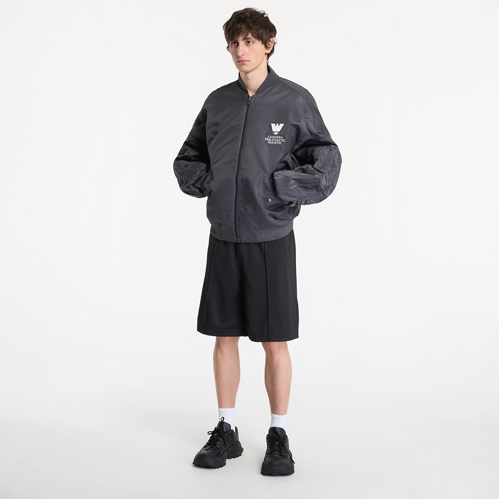 Bomberjakker adidas x Willy Chavarria Bomber Jacket Grey Six