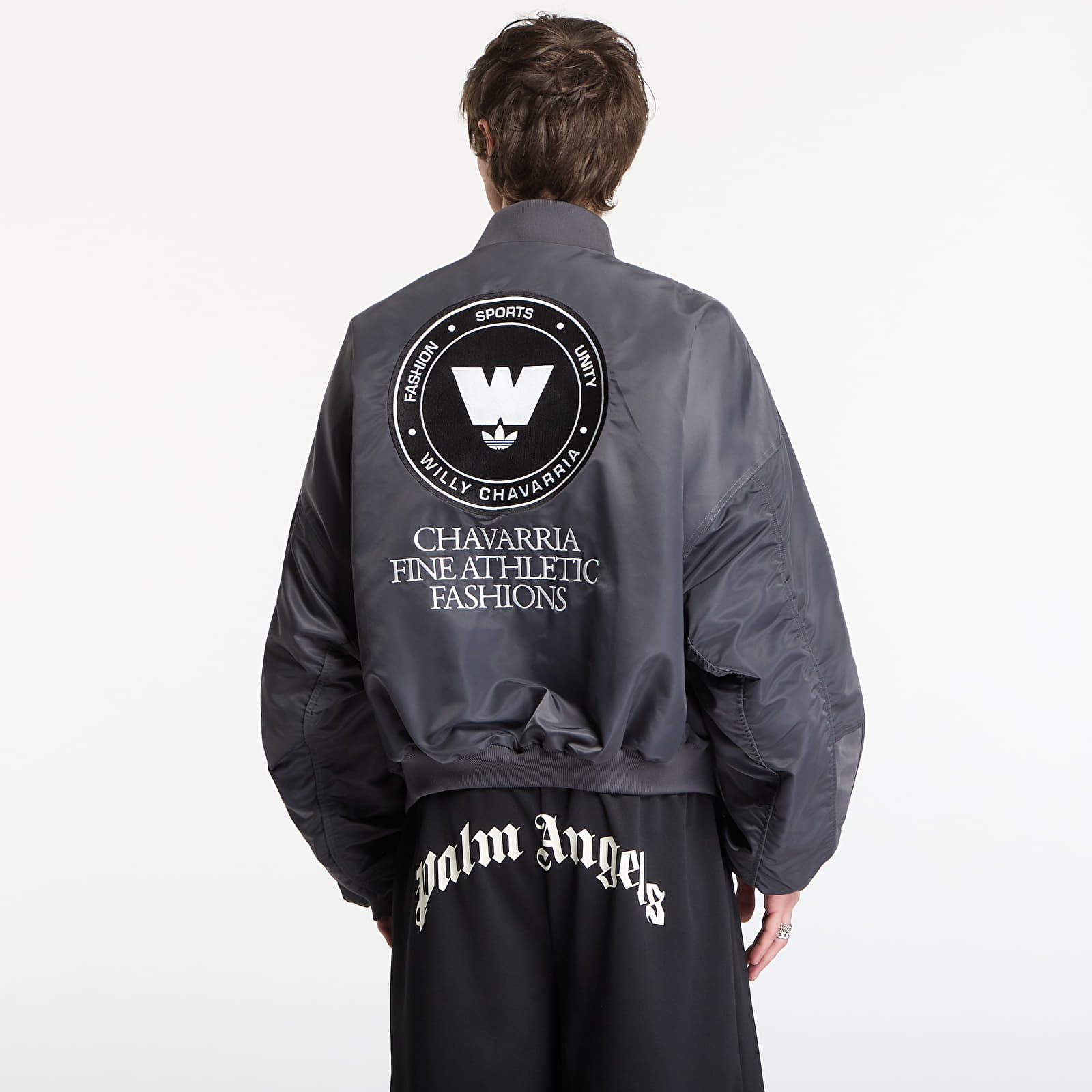 Bomberjakker adidas x Willy Chavarria Bomber Jacket Grey Six