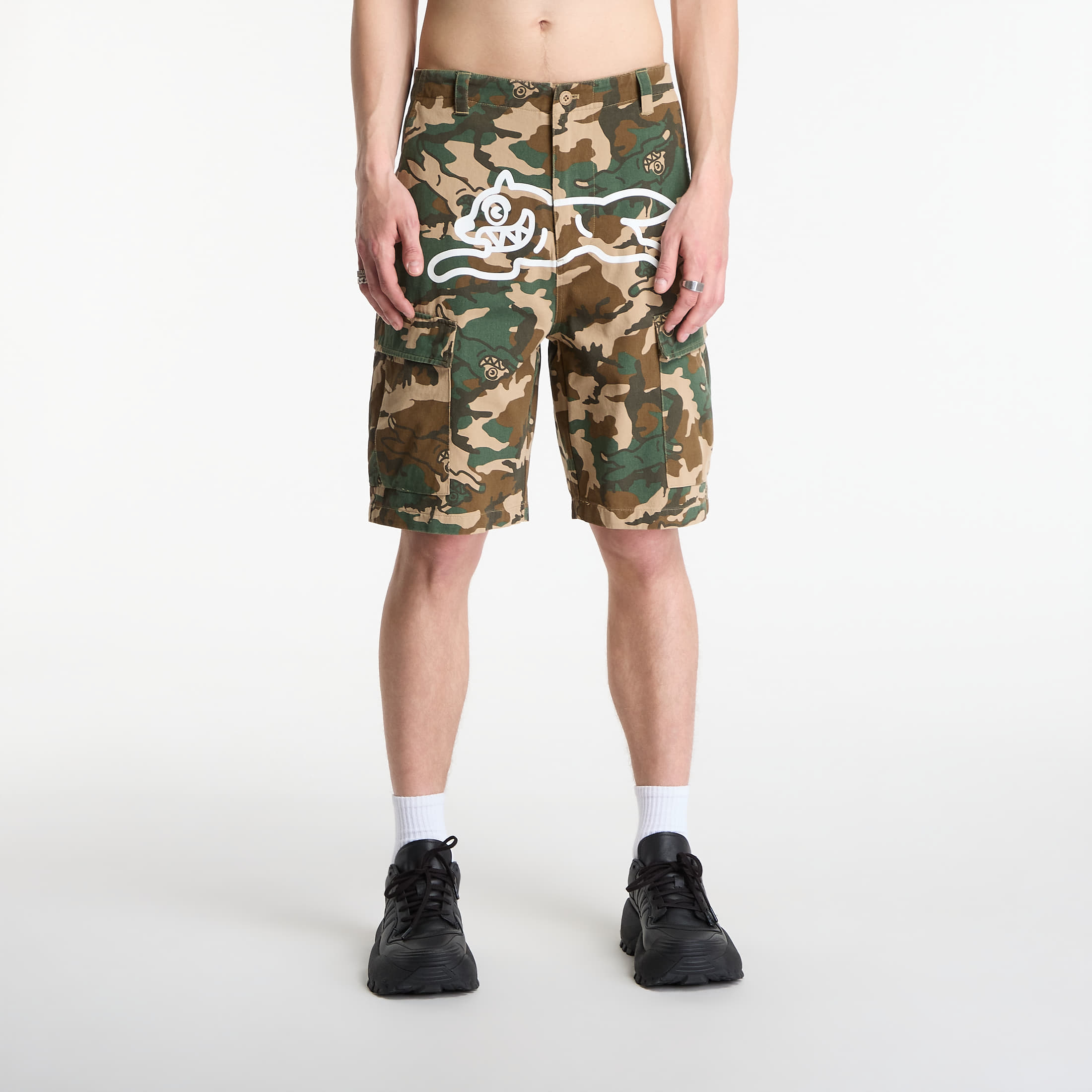Levně Šortky Billionaire Boys Club Icecream Running Dog Woodland Camo Cargo Shorts Multi L