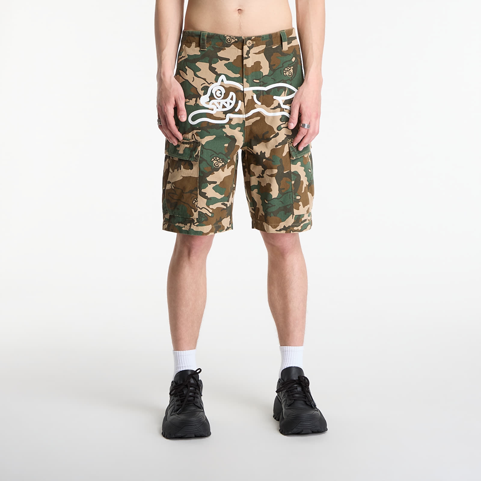 Kraťasy Billionaire Boys Club Icecream Running Dog Woodland Camo Cargo Shorts Multi
