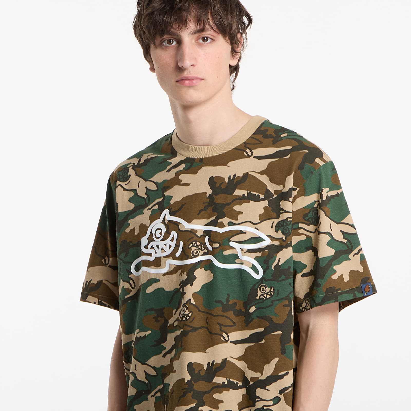 T-skjorter Billionaire Boys Club Icecream Running Dog Woodland Camo T-Shirt Multi