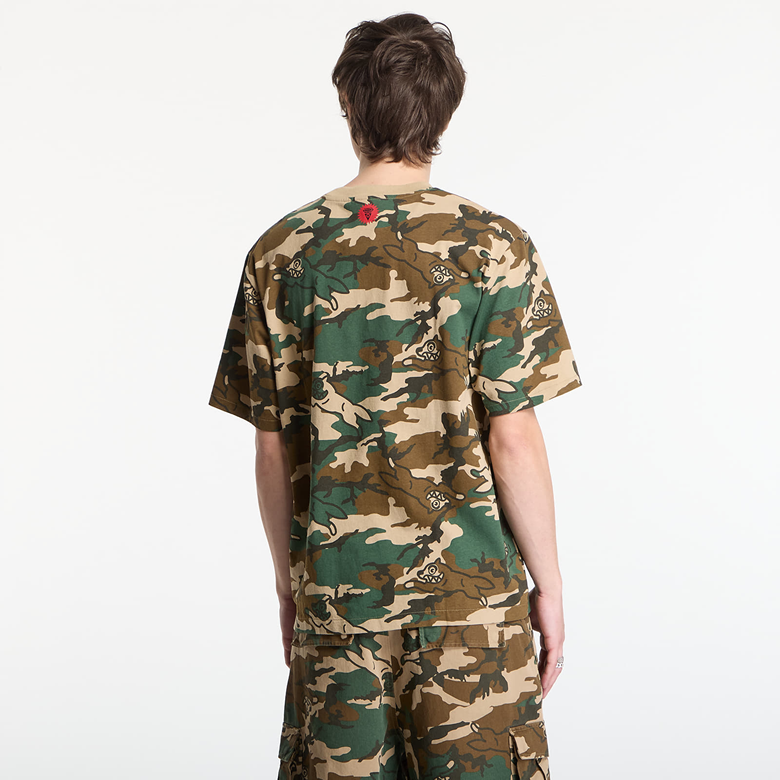 T-skjorter Billionaire Boys Club Icecream Running Dog Woodland Camo T-Shirt Multi