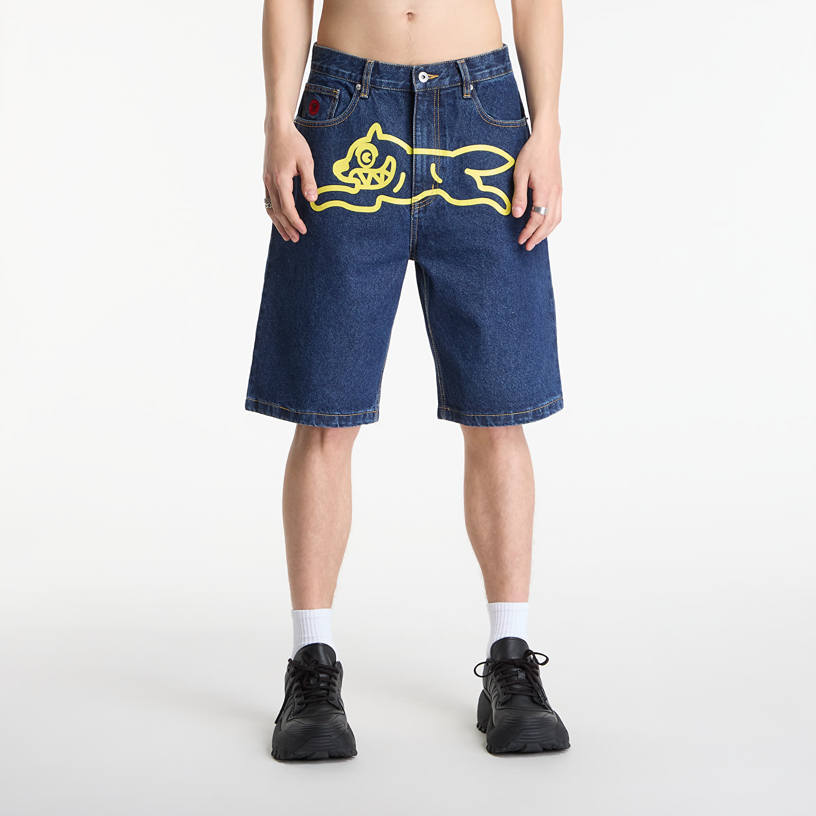 Kraťasy Billionaire Boys Club Icecream Running Dog Denim Shorts Indigo