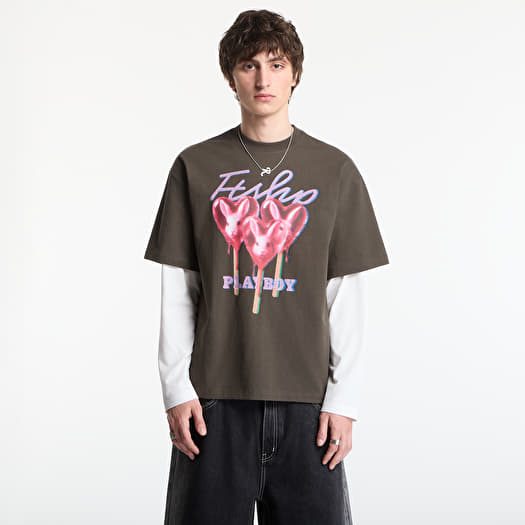 T-shirt Playboy x FTSHP T-Shirt Lollies Dark UNISEX Grey