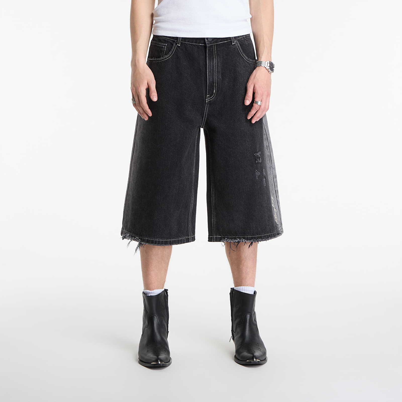 Shorts Playboy x FTSHP Denim Jorts UNISEX Black