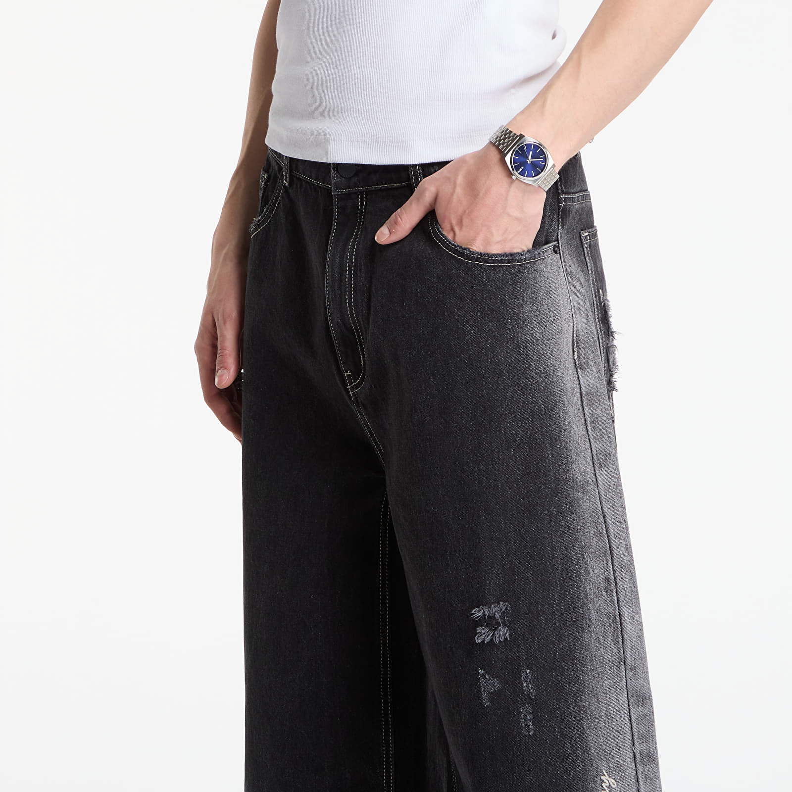 Shorts Playboy x FTSHP Denim Jorts UNISEX Black