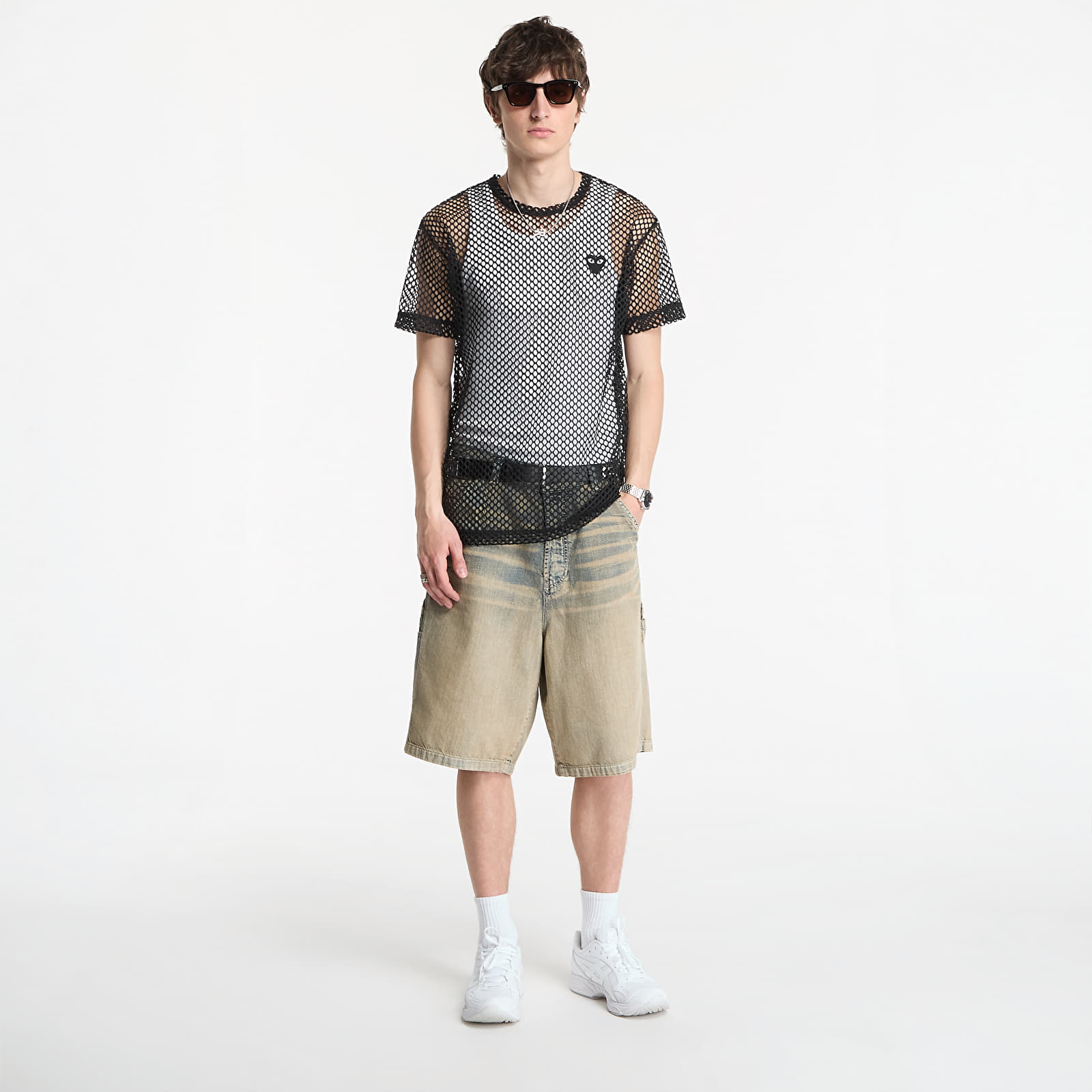 Tričká Comme des Garçons PLAY T-Shirt Red Emblem Black