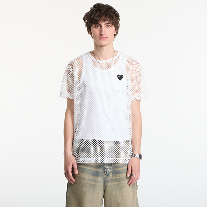 Comme des Garçons PLAY T-Shirt Red Emblem White