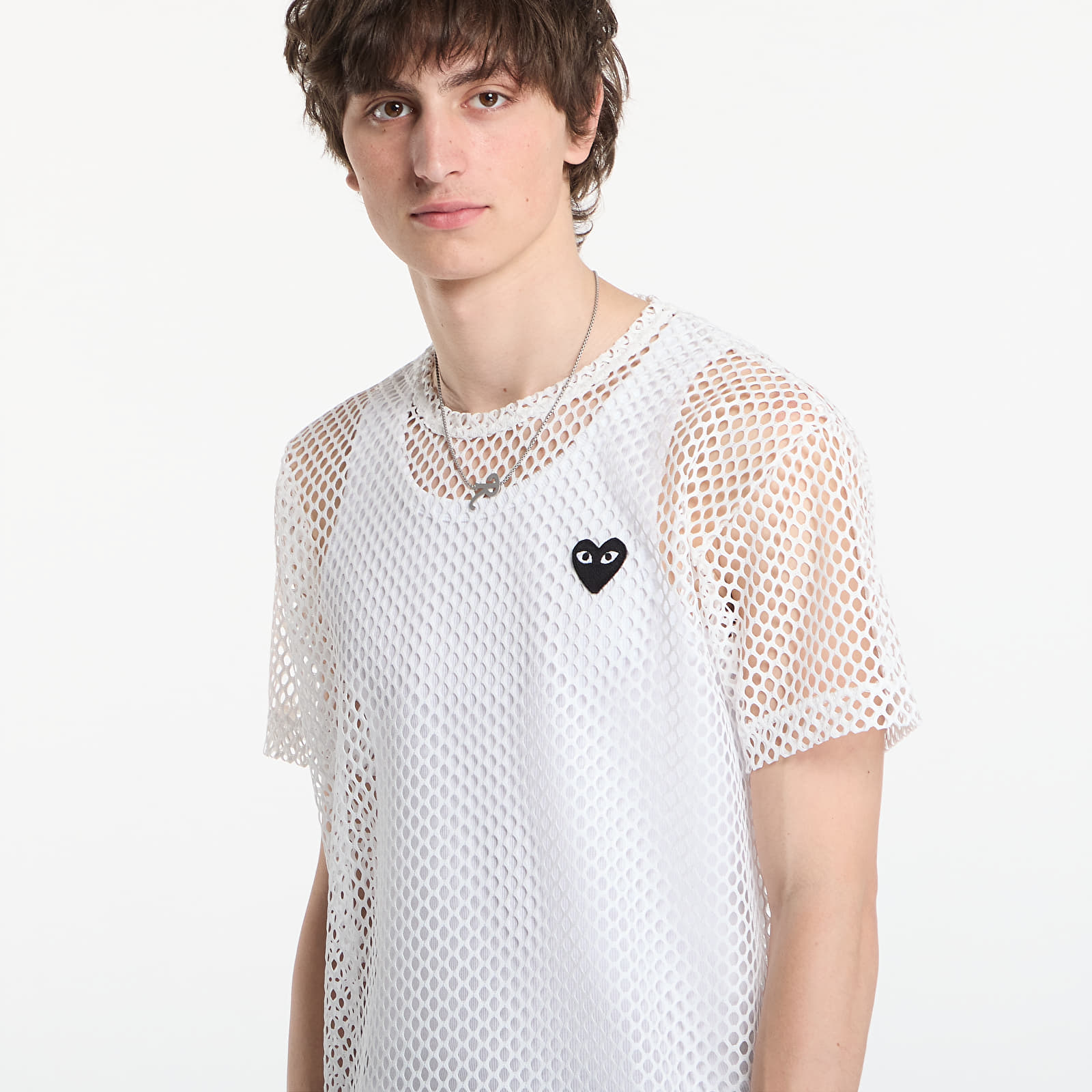 Tričká Comme des Garçons PLAY T-Shirt Red Emblem White