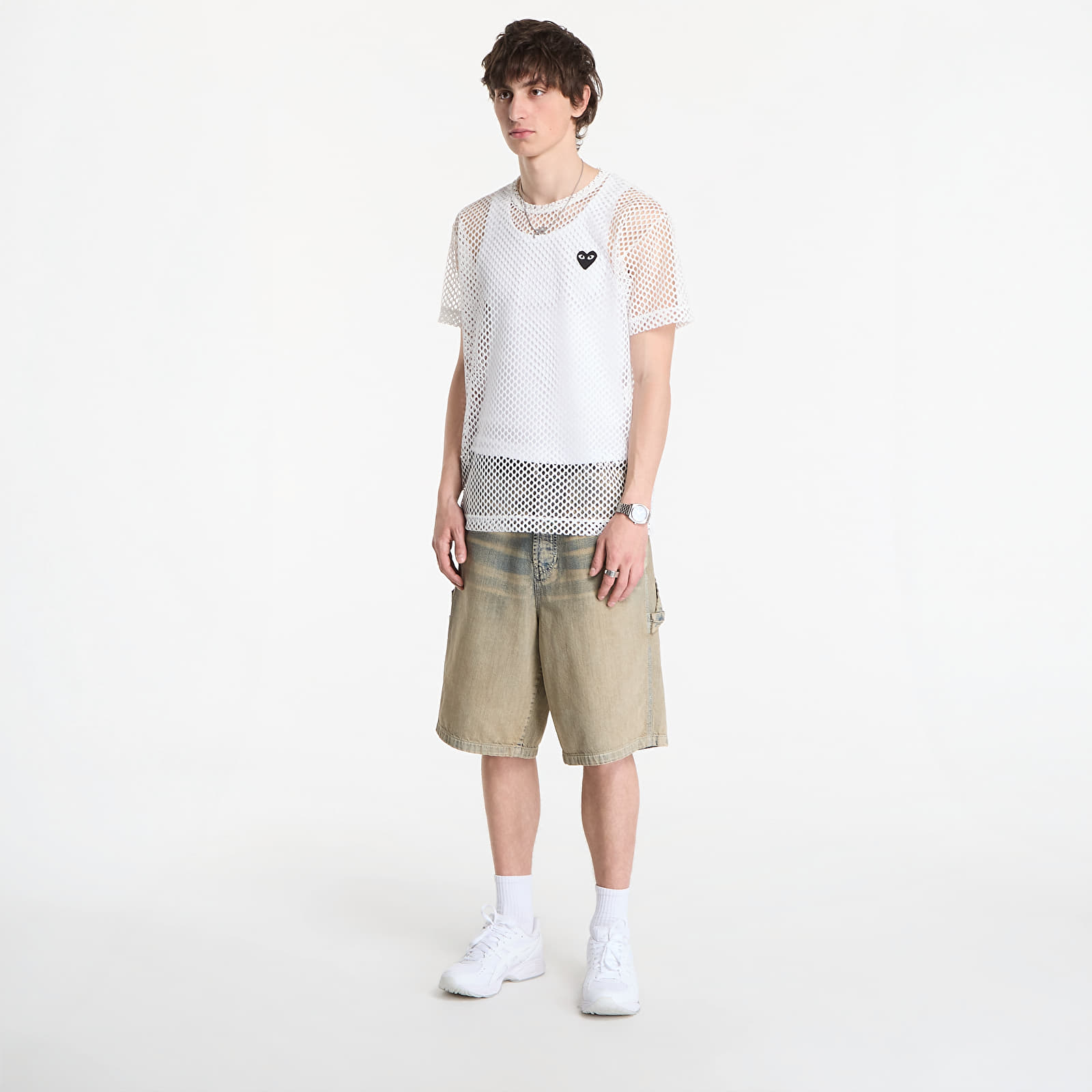 Tričká Comme des Garçons PLAY T-Shirt Red Emblem White