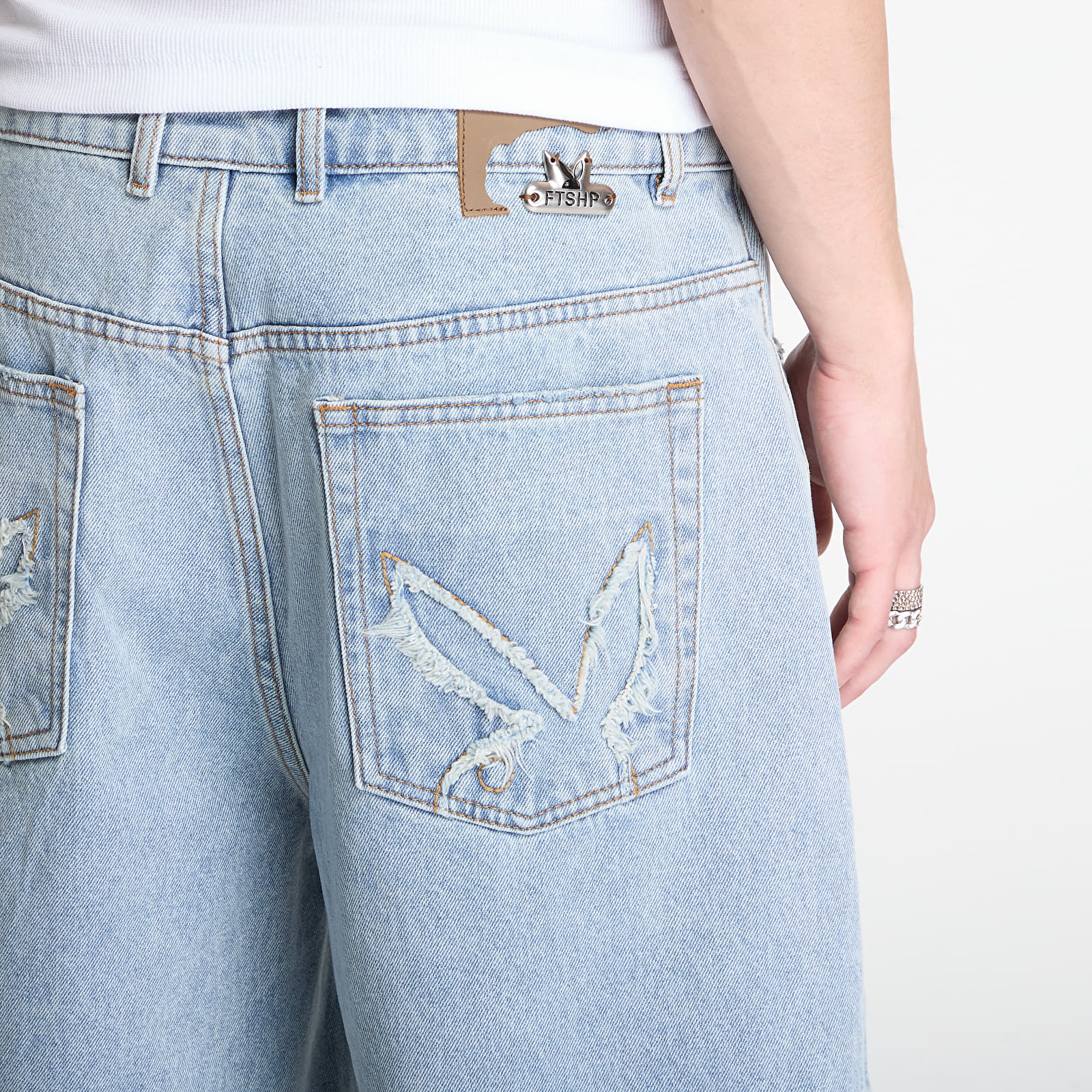 Shorts Playboy x FTSHP Denim Jorts UNISEX Blue