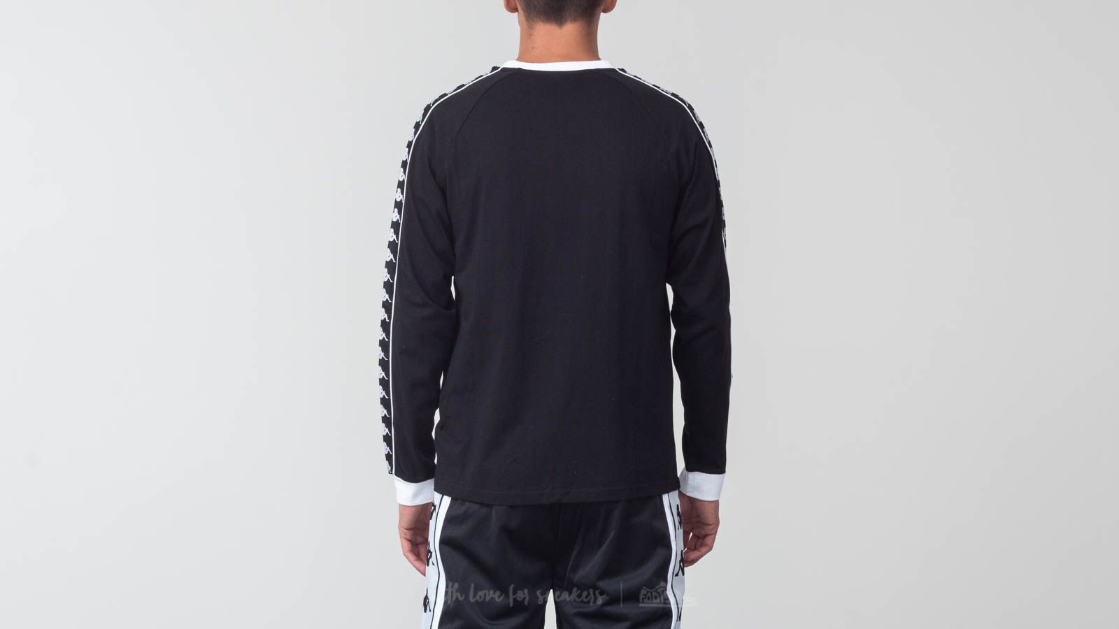 Camisetas Kappa 222 Banda Auyen Tee Black/White