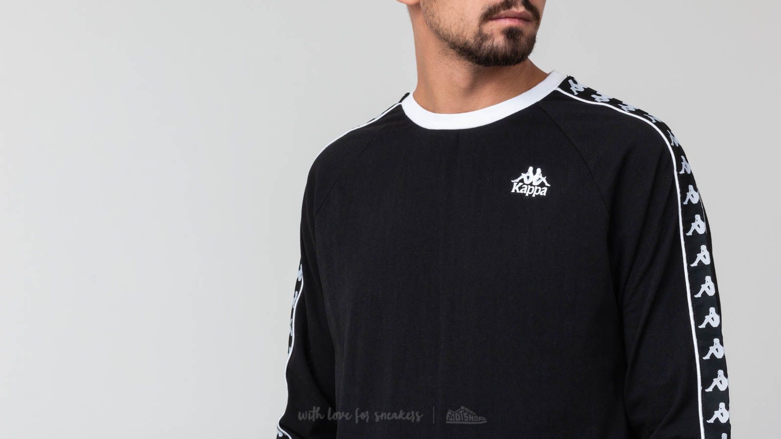 Camisetas Kappa 222 Banda Auyen Tee Black/White