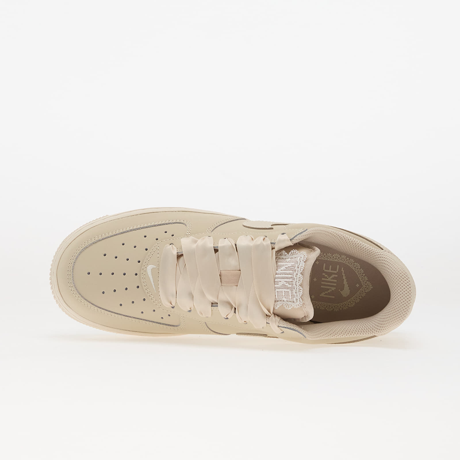 Skor för kvinnor Nike Air Force 1 Retro Premium Oatmeal/ Pale Ivory-Oatmeal