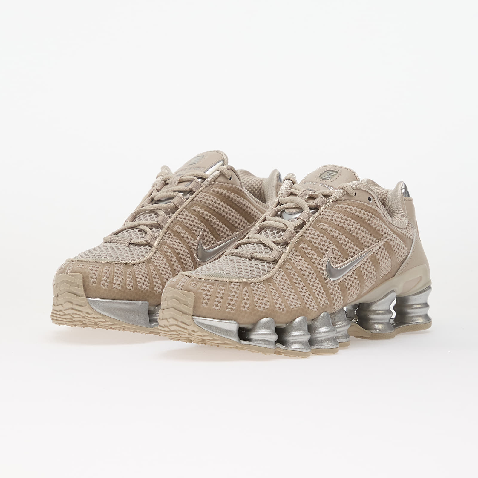 Zapatillas mujer Nike Shox TL Cream Ii/ Metallic Silver-Black