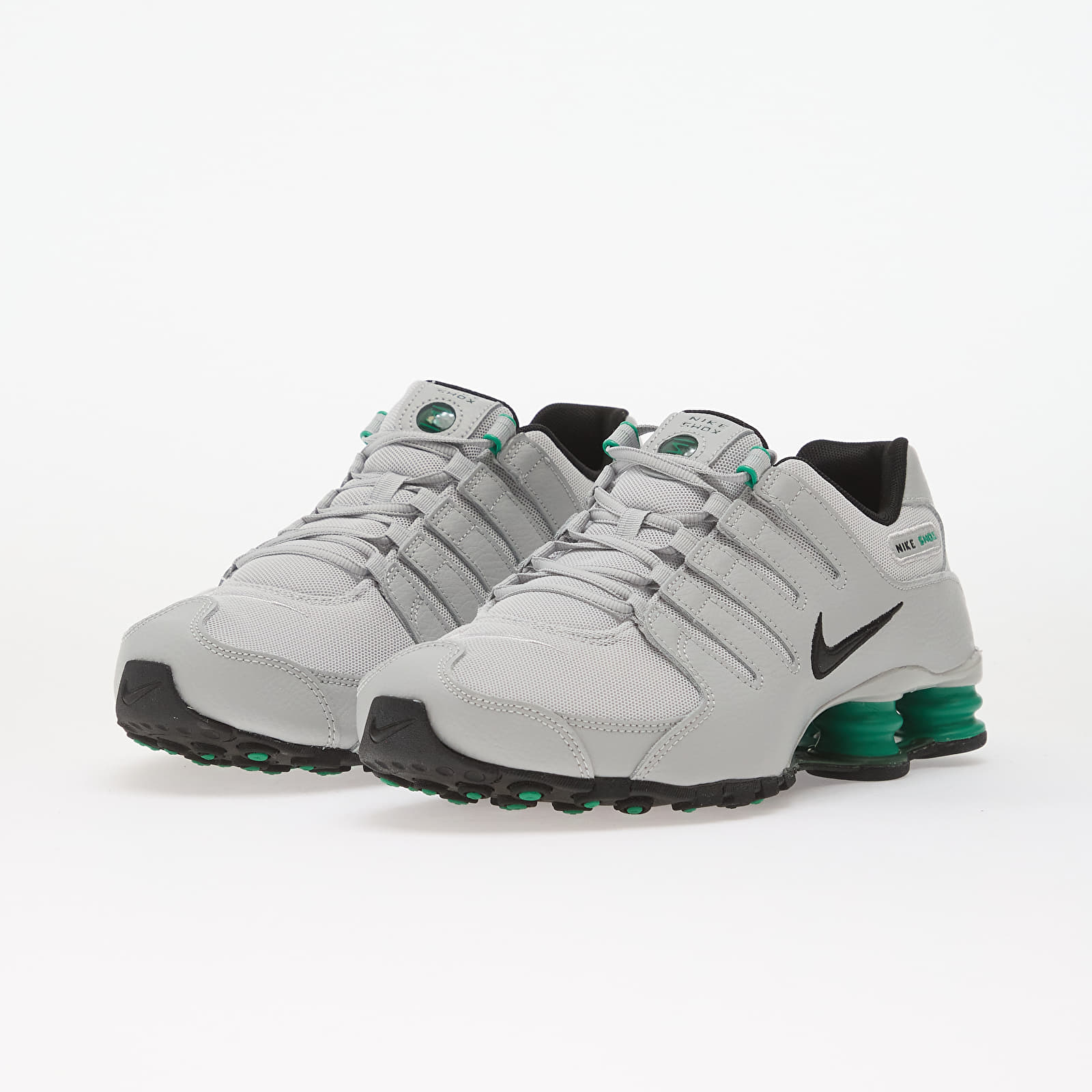 Buty męskie Nike Shox Nz Grey Fog/ Black-Stadium Green-Fir